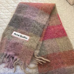 Acne Studios multicolored wool scarf